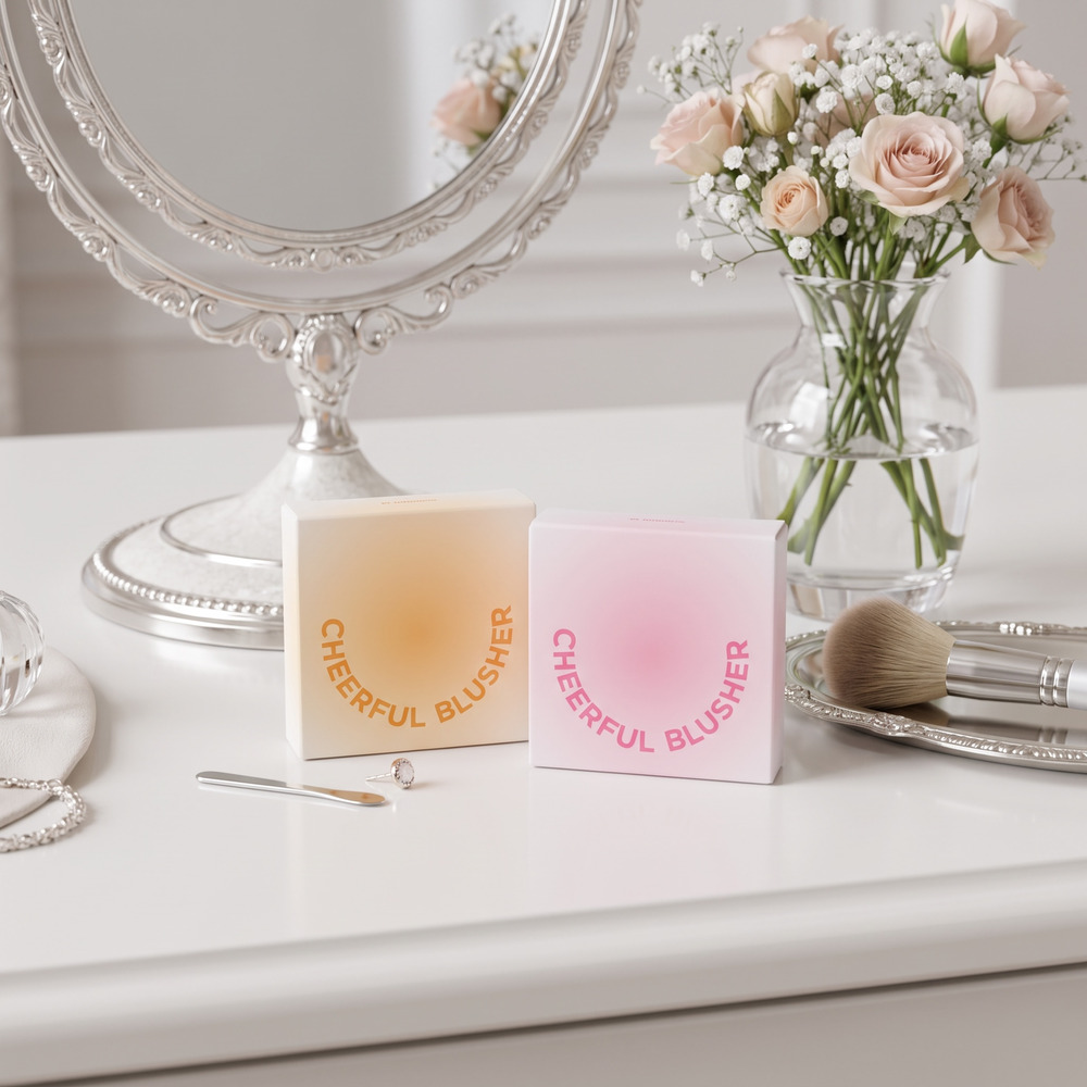 PEACH C Cheerful Blusher 01 Lycheeful 03 Mangoful K-Beauty Blush Duo NEW
